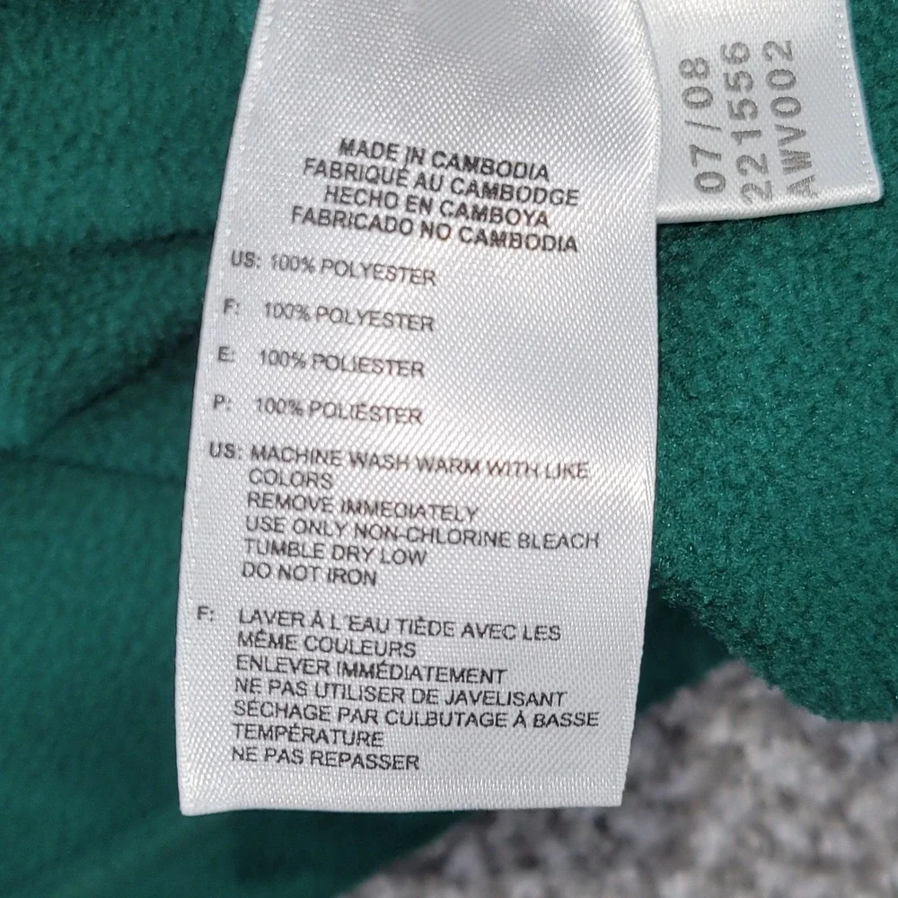 Adidas ClimaWarm Fleece Pullover Green MAC Eastern Michigan E Mens Medium Sporty